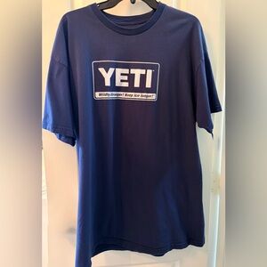 YETI Navy Short Sleeve Tee